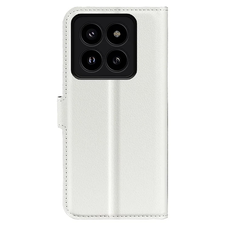 For Xiaomi 14 Pro Case Litchi Texture Anti-scratch Wallet Leather Cover