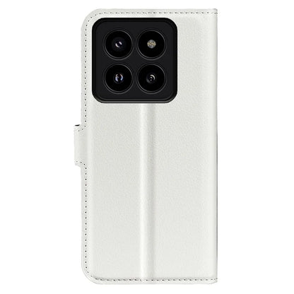 For Xiaomi 14 Pro Case Litchi Texture Anti-scratch Wallet Leather Cover