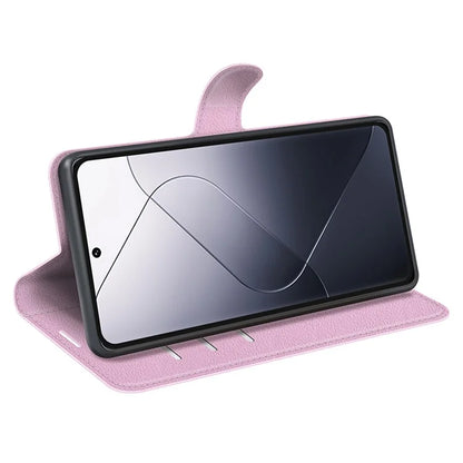 For Xiaomi 14 Pro Case Litchi Texture Anti-scratch Wallet Leather Cover