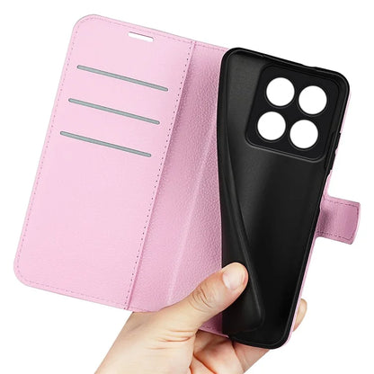 For Xiaomi 14 Pro Case Litchi Texture Anti-scratch Wallet Leather Cover