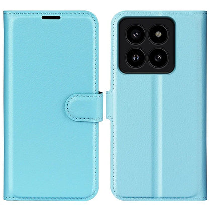 For Xiaomi 14 Pro Case Litchi Texture Anti-scratch Wallet Leather Cover
