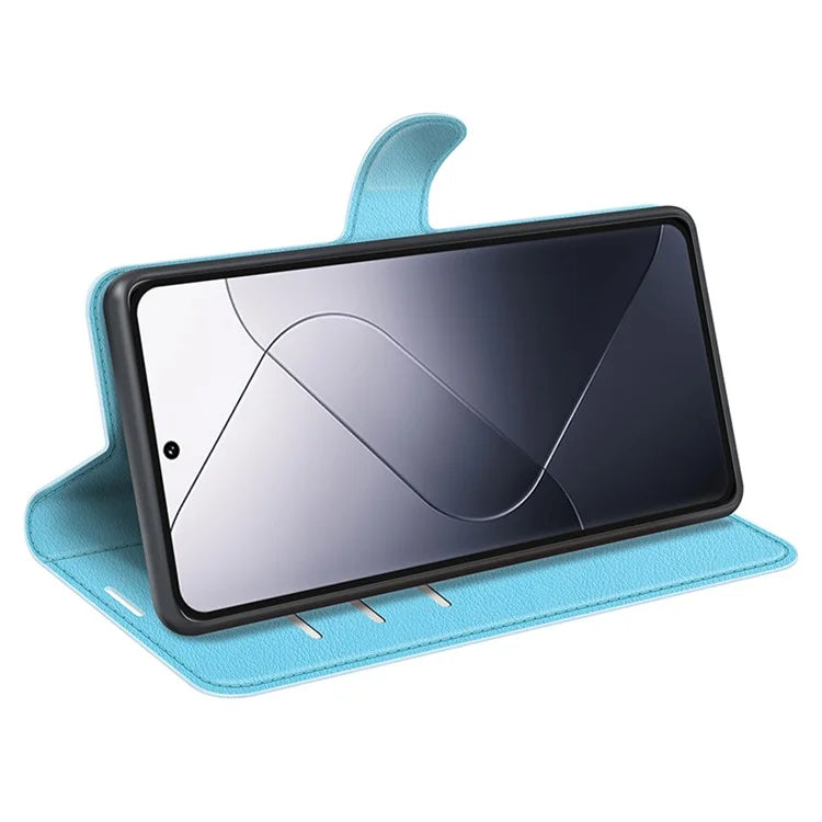 For Xiaomi 14 Pro Case Litchi Texture Anti-scratch Wallet Leather Cover