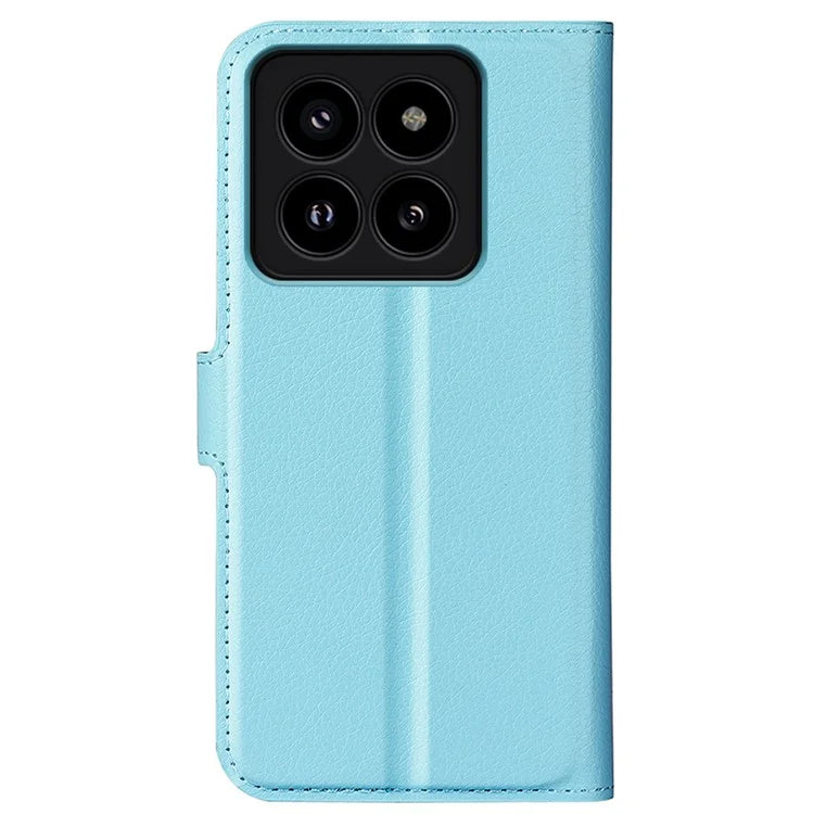 For Xiaomi 14 Pro Case Litchi Texture Anti-scratch Wallet Leather Cover