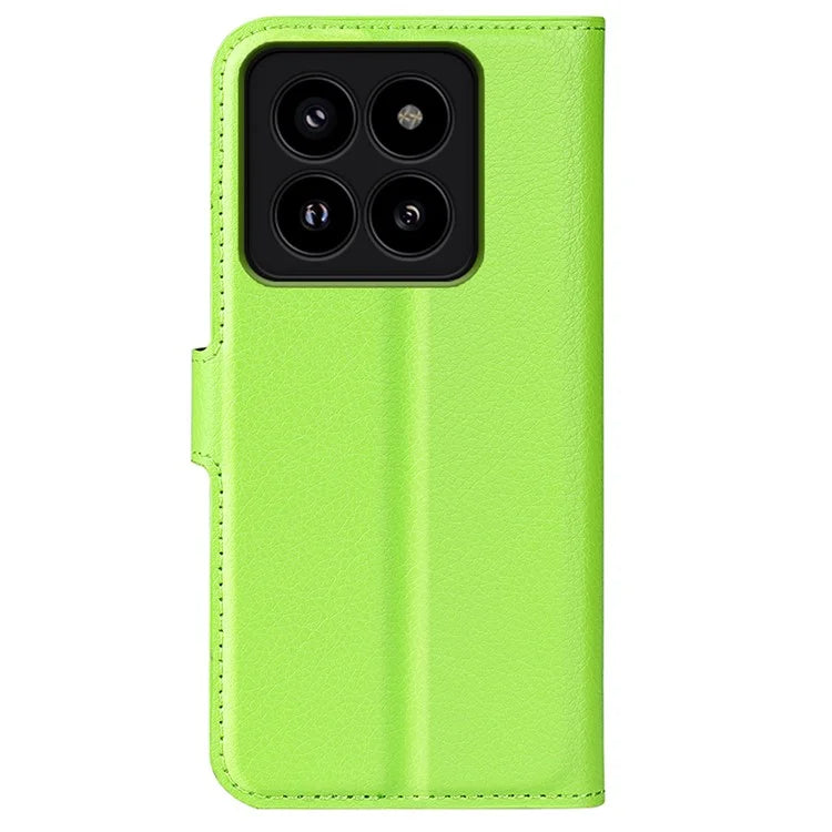 For Xiaomi 14 Pro Case Litchi Texture Anti-scratch Wallet Leather Cover