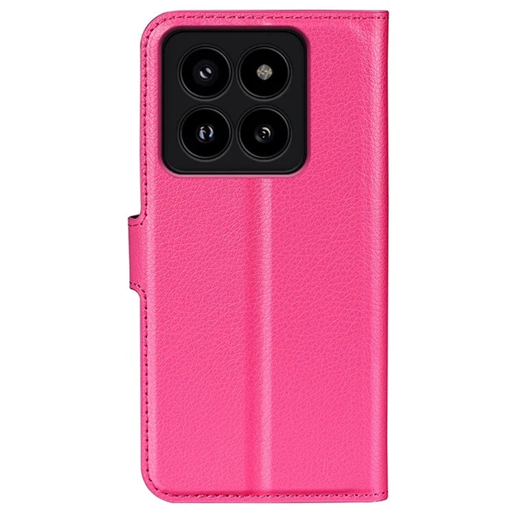 For Xiaomi 14 Pro Case Litchi Texture Anti-scratch Wallet Leather Cover
