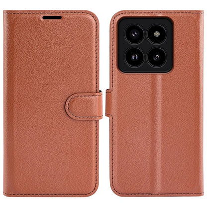 For Xiaomi 14 Pro Case Litchi Texture Anti-scratch Wallet Leather Cover