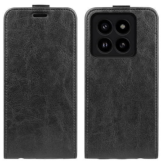 For Xiaomi 14 Pro Case Crazy Horse Texture Vertical Flip Phone Leather Cover