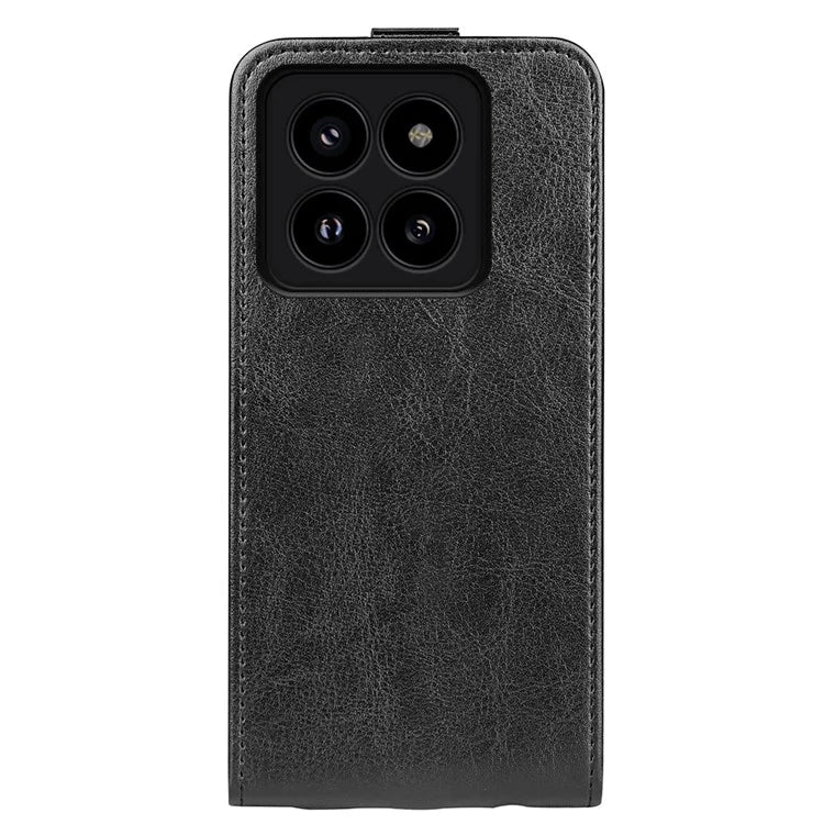 For Xiaomi 14 Pro Case Crazy Horse Texture Vertical Flip Phone Leather Cover