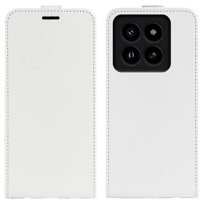For Xiaomi 14 Pro Case Crazy Horse Texture Vertical Flip Phone Leather Cover