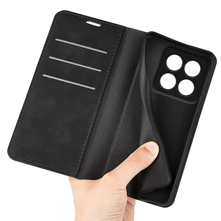 For Xiaomi 14 Pro Case PU Leather Folio Flip Wallet Phone Cover