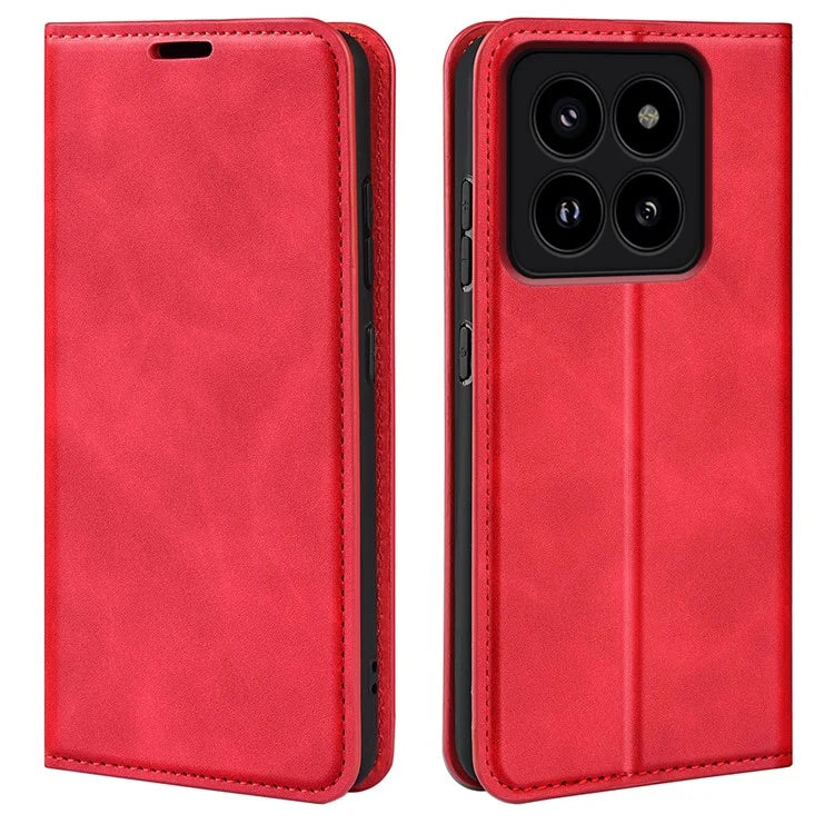 For Xiaomi 14 Pro Case PU Leather Folio Flip Wallet Phone Cover