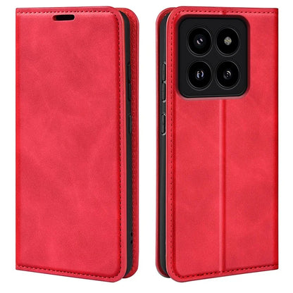 For Xiaomi 14 Pro Case PU Leather Folio Flip Wallet Phone Cover