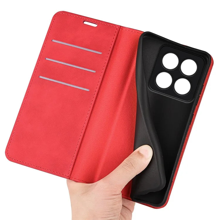 For Xiaomi 14 Pro Case PU Leather Folio Flip Wallet Phone Cover