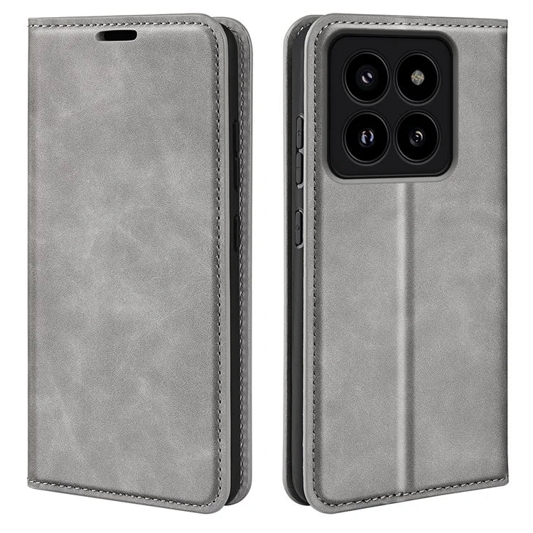 For Xiaomi 14 Pro Case PU Leather Folio Flip Wallet Phone Cover