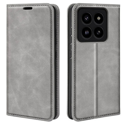 For Xiaomi 14 Pro Case PU Leather Folio Flip Wallet Phone Cover
