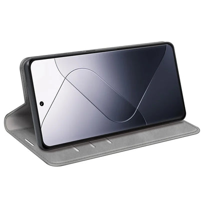For Xiaomi 14 Pro Case PU Leather Folio Flip Wallet Phone Cover