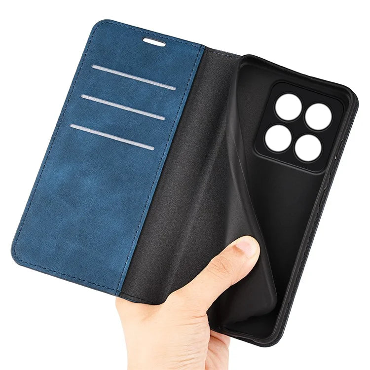 For Xiaomi 14 Pro Case PU Leather Folio Flip Wallet Phone Cover
