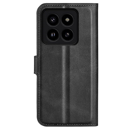 For Xiaomi 14 Pro Case Calf Texture Full Protection Phone Leather Cover