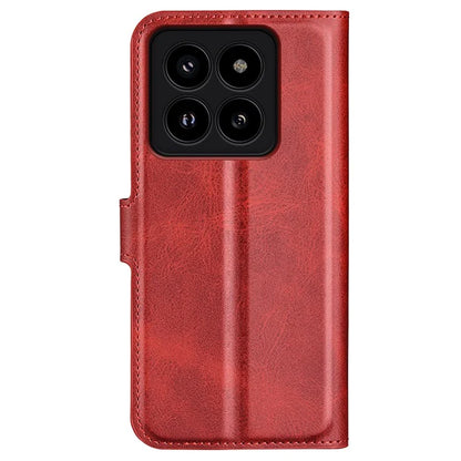For Xiaomi 14 Pro Case Calf Texture Full Protection Phone Leather Cover