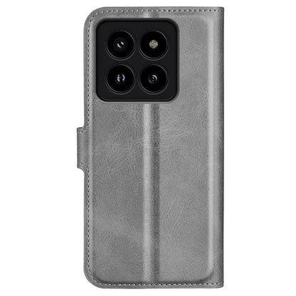 For Xiaomi 14 Pro Case Calf Texture Full Protection Phone Leather Cover
