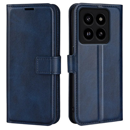 For Xiaomi 14 Pro Case Calf Texture Full Protection Phone Leather Cover