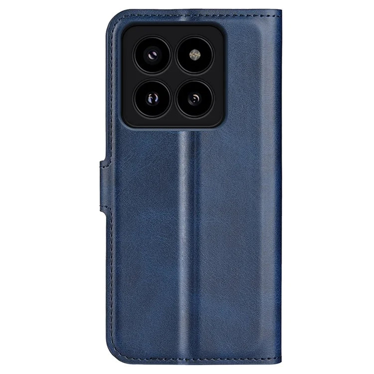 For Xiaomi 14 Pro Case Calf Texture Full Protection Phone Leather Cover