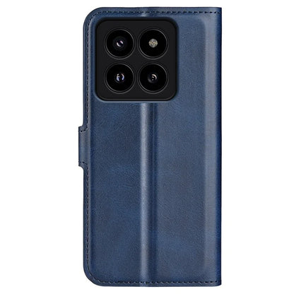 For Xiaomi 14 Pro Case Calf Texture Full Protection Phone Leather Cover