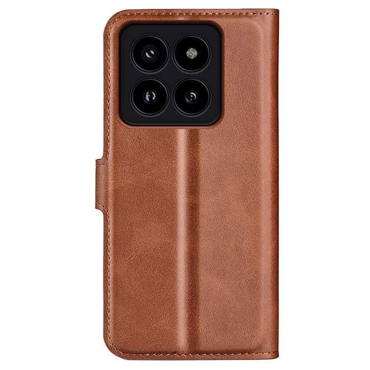 For Xiaomi 14 Pro Case Calf Texture Full Protection Phone Leather Cover