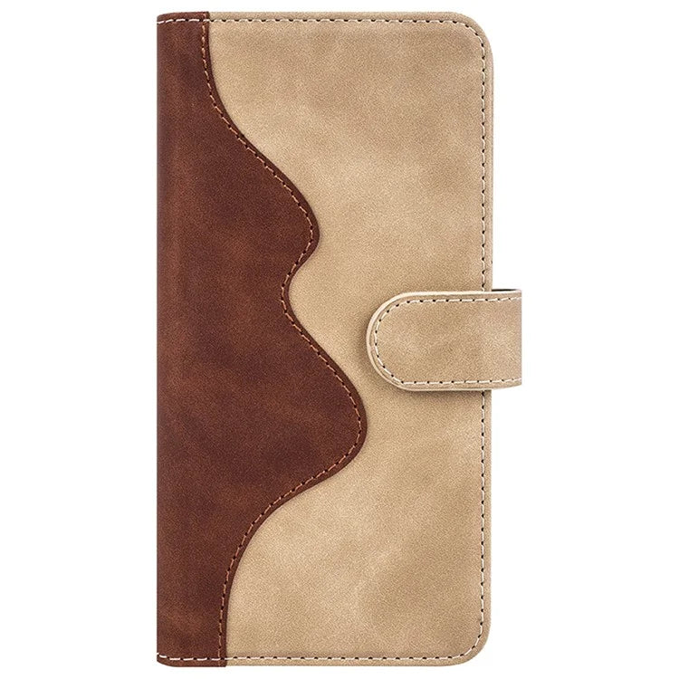 For Xiaomi 14 Pro Case Stand Wallet Color Splicing Phone Cover