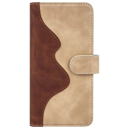 For Xiaomi 14 Pro Case Stand Wallet Color Splicing Phone Cover