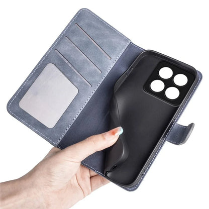For Xiaomi 14 Pro Case Stand Wallet Color Splicing Phone Cover