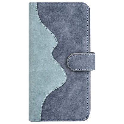 For Xiaomi 14 Pro Case Stand Wallet Color Splicing Phone Cover