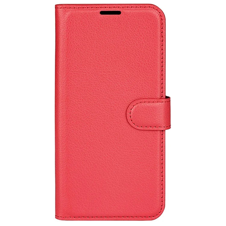 For Samsung Galaxy S24+ Case Wallet Stand Litchi Texture Phone Cover