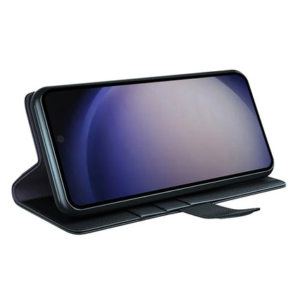 For Samsung Galaxy S24 Case Flip Wallet Genuine Split Leather Phone Cover