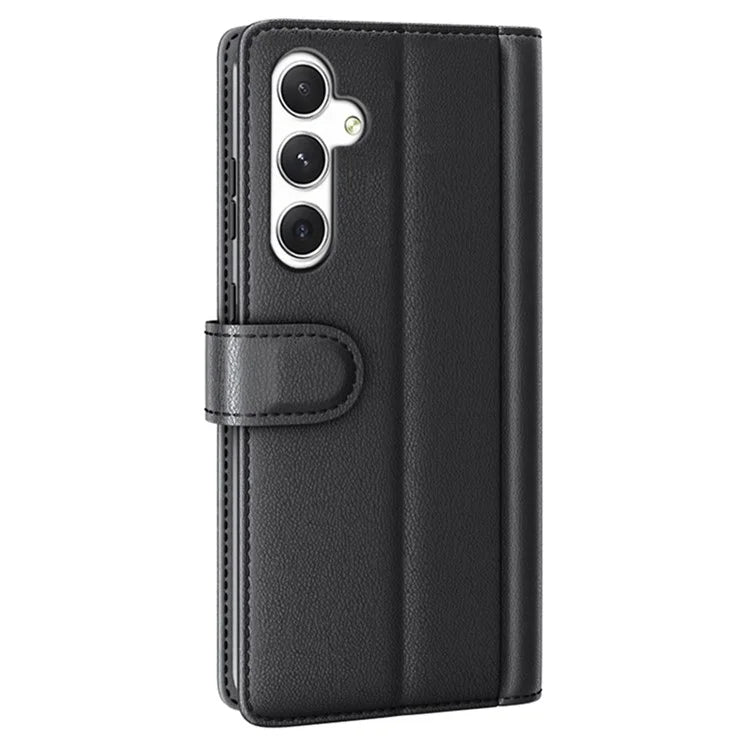 For Samsung Galaxy S24 Case Flip Wallet Genuine Split Leather Phone Cover