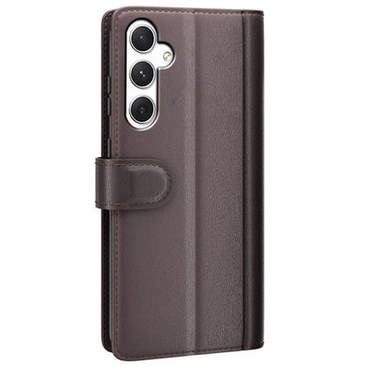 For Samsung Galaxy S24 Case Flip Wallet Genuine Split Leather Phone Cover