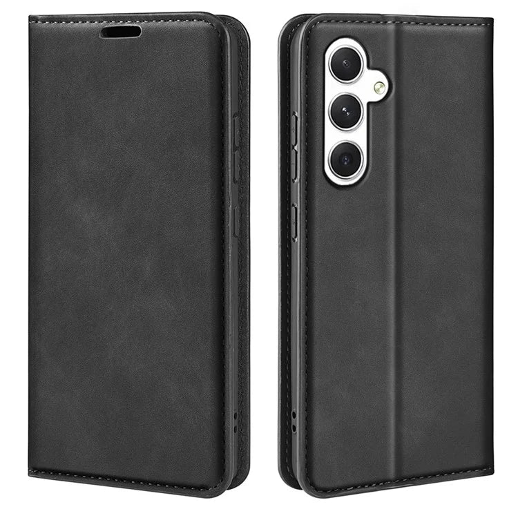 For Samsung Galaxy S24 Case Flip Wallet Skin-touch Phone Cover
