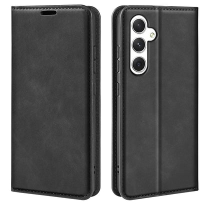 For Samsung Galaxy S24 Case Flip Wallet Skin-touch Phone Cover