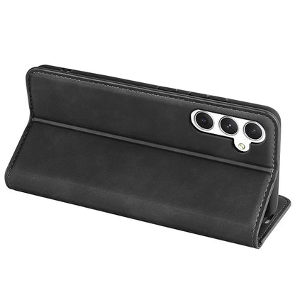 For Samsung Galaxy S24 Case Flip Wallet Skin-touch Phone Cover