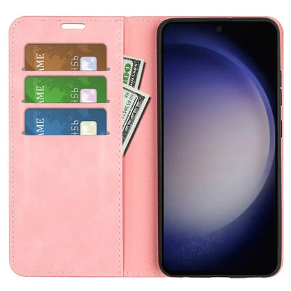 For Samsung Galaxy S24 Case Flip Wallet Skin-touch Phone Cover
