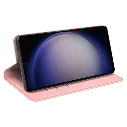 For Samsung Galaxy S24 Case Flip Wallet Skin-touch Phone Cover