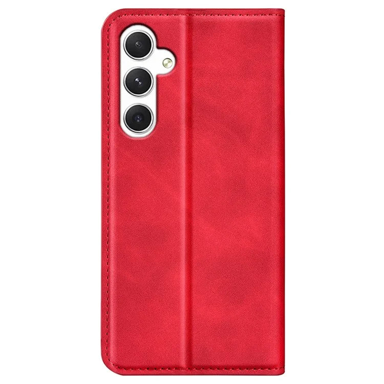 For Samsung Galaxy S24 Case Flip Wallet Skin-touch Phone Cover