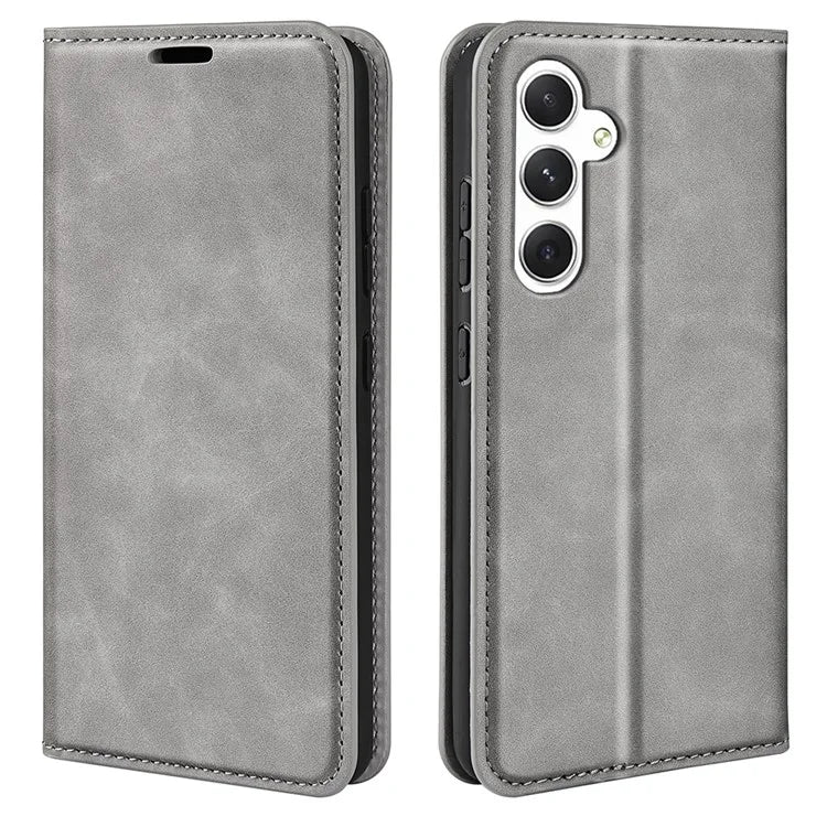 For Samsung Galaxy S24 Case Flip Wallet Skin-touch Phone Cover