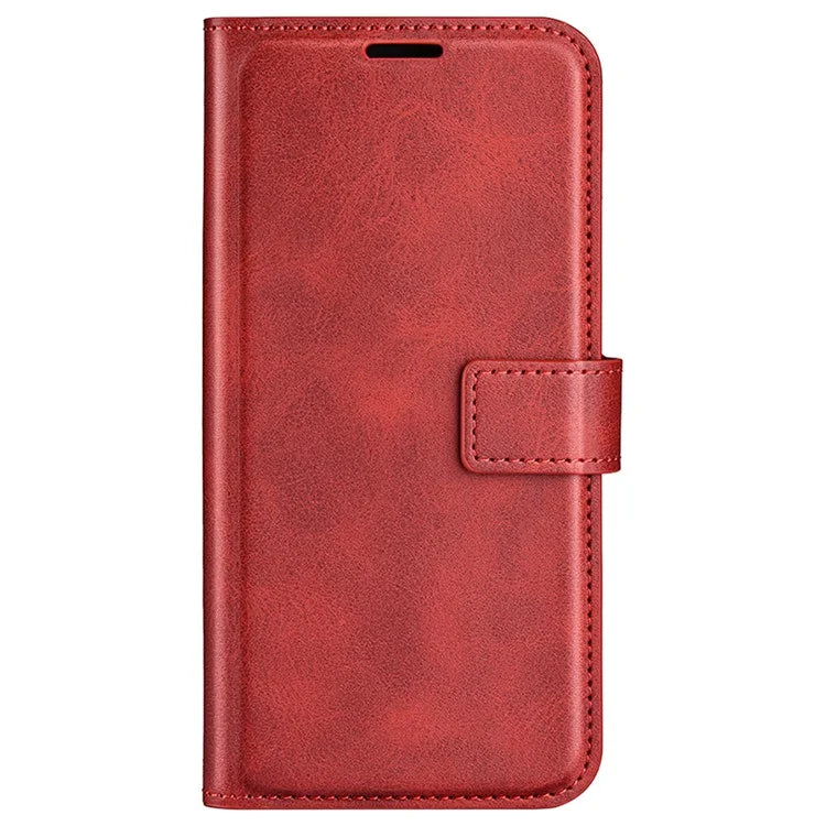 For Samsung Galaxy S24 Case PU Leather Calf Texture Full Protective Phone Cover