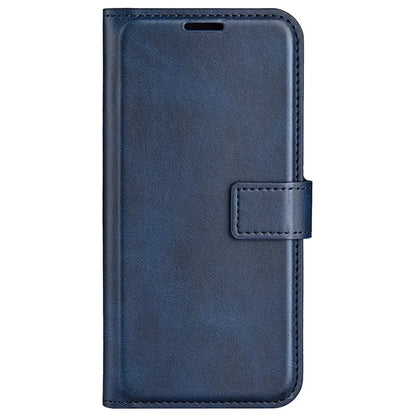 For Samsung Galaxy S24 Case PU Leather Calf Texture Full Protective Phone Cover