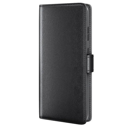 For Samsung Galaxy S24+ Case Genuine Split Leather Magnetic Closure Phone Cover