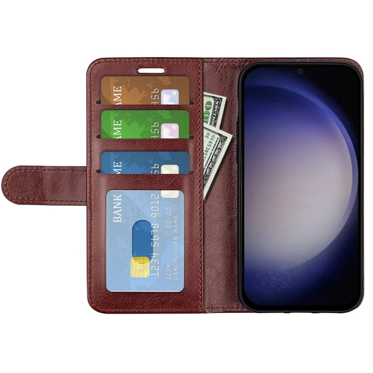 For Samsung Galaxy S24 Case Flip PU Leather Wallet Phone Cover