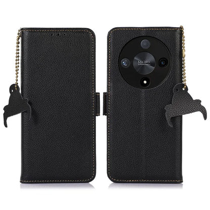For Honor X9b 5G / Magic6 Lite 5G Case RFID Blocking Wallet Phone Stand Cover