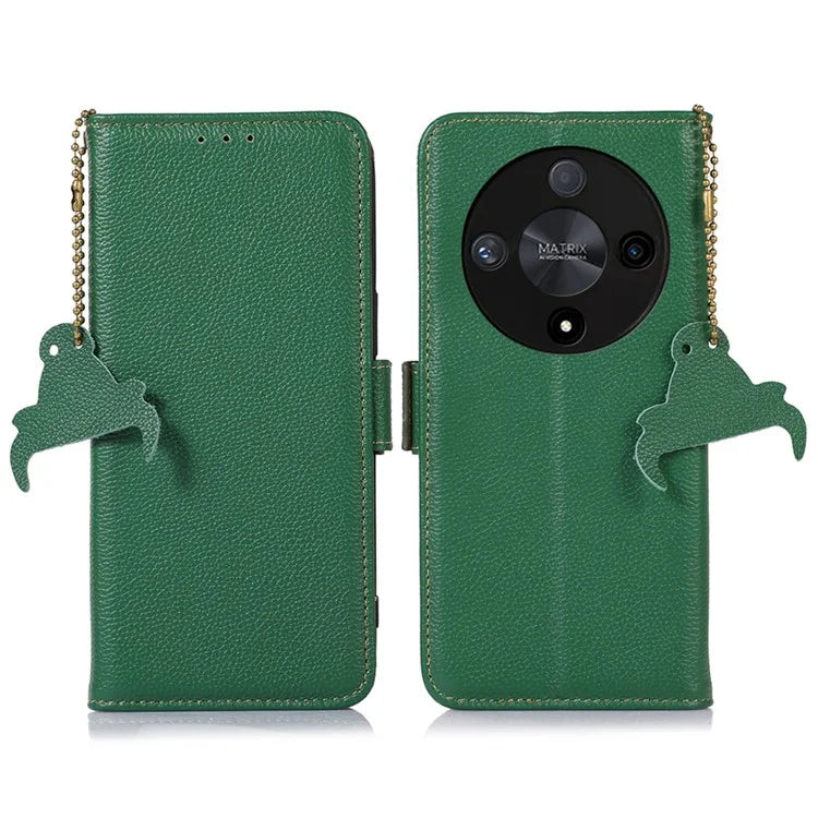 For Honor X9b 5G / Magic6 Lite 5G Case RFID Blocking Wallet Phone Stand Cover