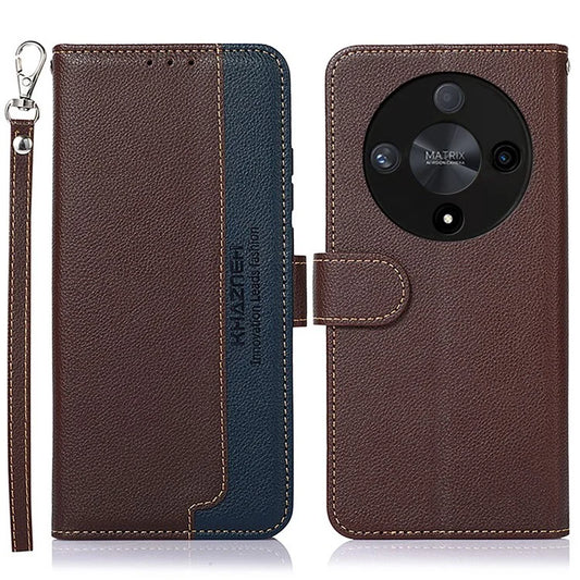 KHAZNEH For Honor X9b 5G / Magic6 Lite 5G Case Wallet PU Leather Stand Phone Cover